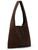 Borsa Soeur Delice in pelle marrone scuro