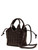 Borsa Cala Jade Misu Mini in pelle marrone scuro