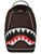 Zaino Sprayground Sharks in Paris Sports in pelle vegana marrone