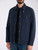 Giacca Woolrich Mountain Alaskan in misto cotone blu