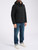 Giacca Woolrich Pacific in Mountain Cloth misto cotone nero