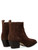 Stivaletto Texano Anna F. in camoscio color caffè