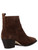 Stivaletto Texano Anna F. in camoscio color caffè