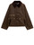 Giacca cerata Barbour Cottingham in cotone verde e marrone