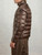 Piumino Blauer Belmont in nylon lucido marrone