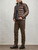 Piumino Blauer Belmont in nylon lucido marrone