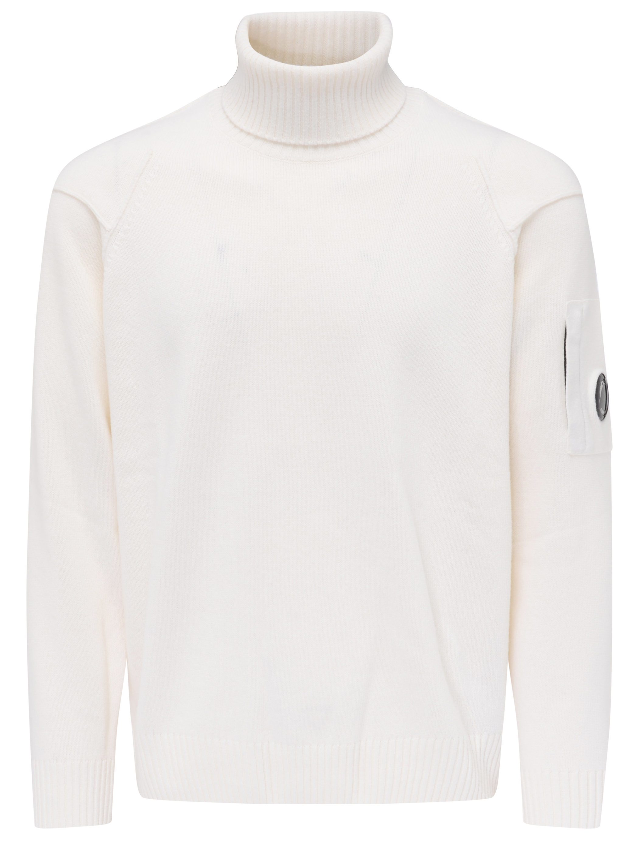 Maglione dolcevita C.P. Company in lana bianca