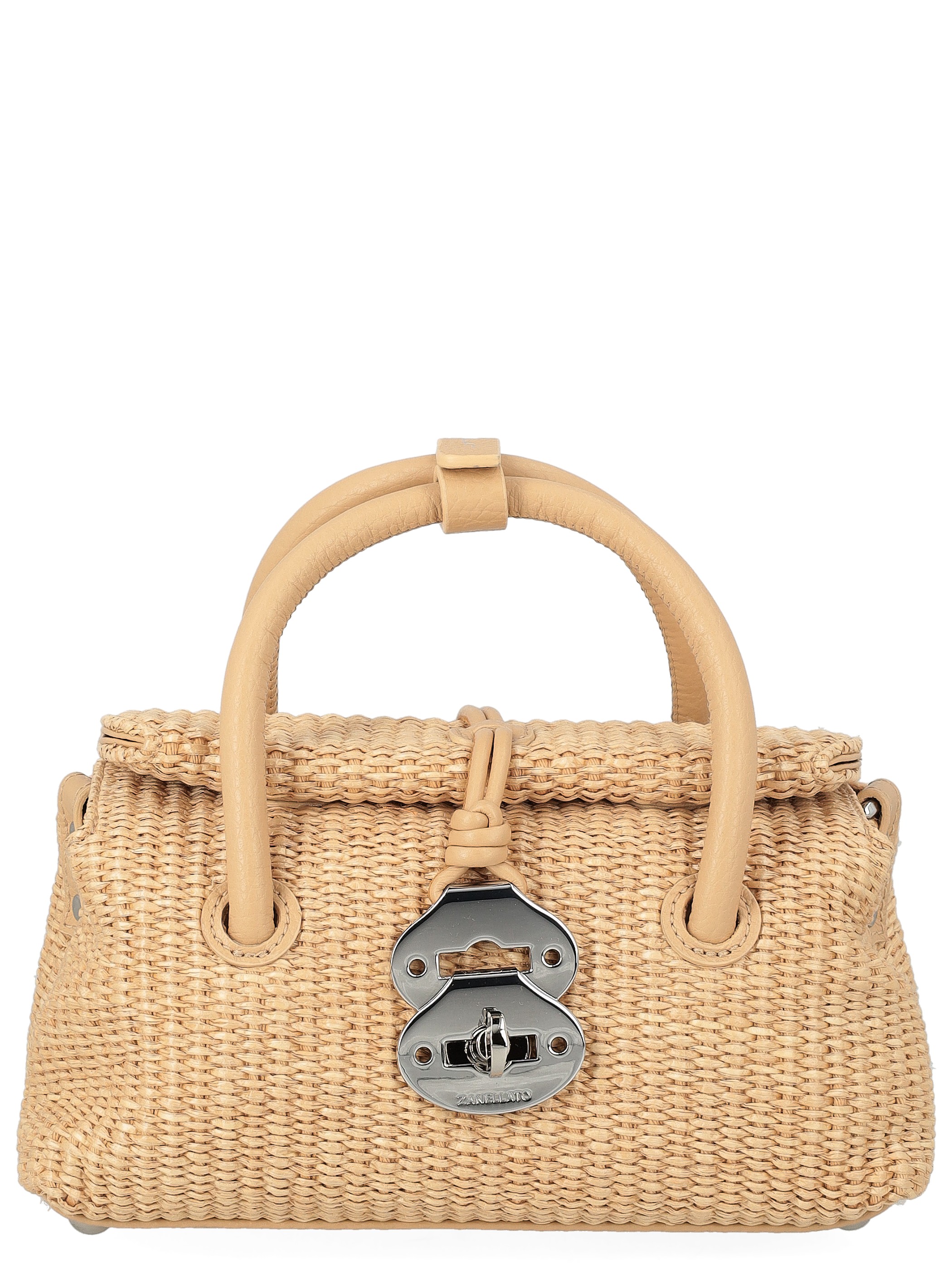 Borsa Zanellato Dotta Baby in vimini beige
