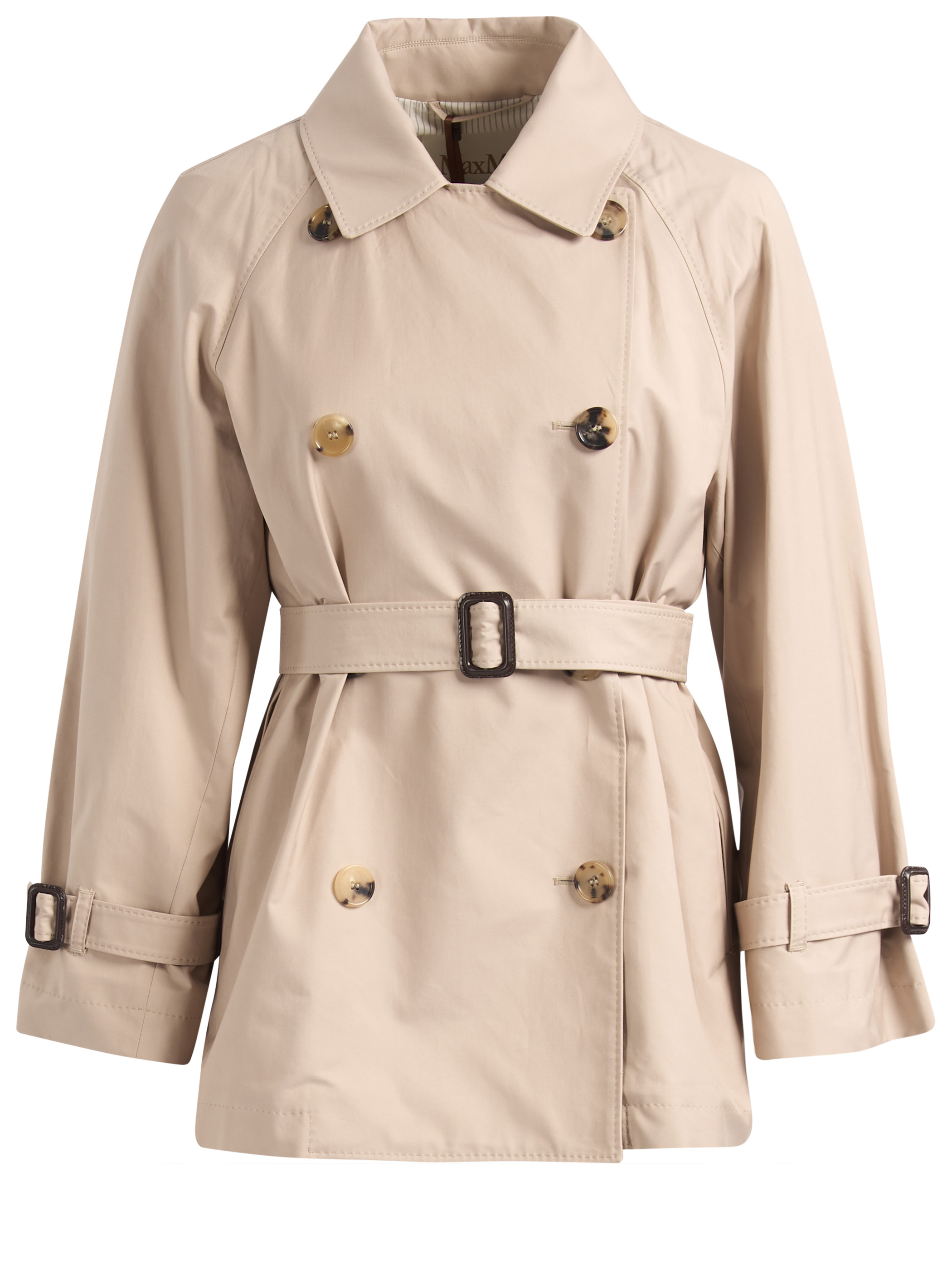 Trench Max Mara The Cube Mtccalle in twill sabbia