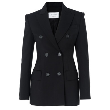 VIP【送料関税込】SPORTMAX WOOL DOUBLE-BREASTED JACKET Sportmax - Adamo double-breasted wool blazer blue - The Corner