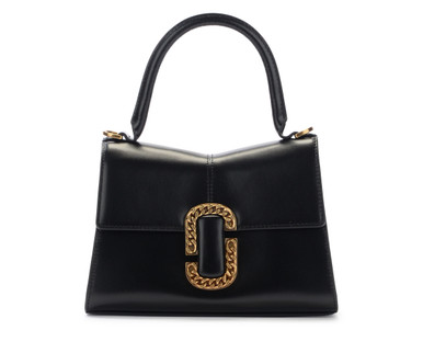 Bag Marc Jacobs The logo leather black | H-Brands
