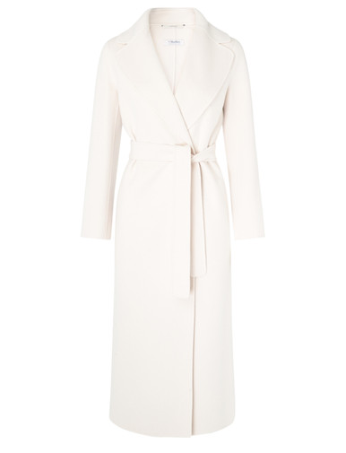 S Max Mara Coat in Milk White | H-Brands
