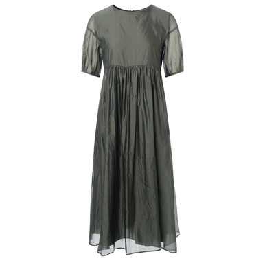 直営♪'S Max Mara シルク オーガンザ ワンピース FATOSO S Max Mara】FATOSO コットンシルク オーガンジー ワンピース