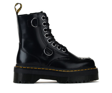 靴 Dr. Martens Jadon Alt UK5 Anfibio Dr. Martens Jadon Alt in pelle nera | H-Brands