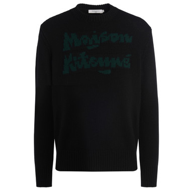 洋書 ROBUCHON Maison Kitsuné Bill Rebholz black | sweater. H-Brands