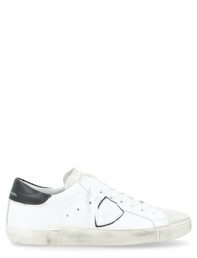 PHILIPPE MODEL PARIS スニーカー prlu-1011 Prsx: Man's White/Black Sneakers | Philippe Model Paris