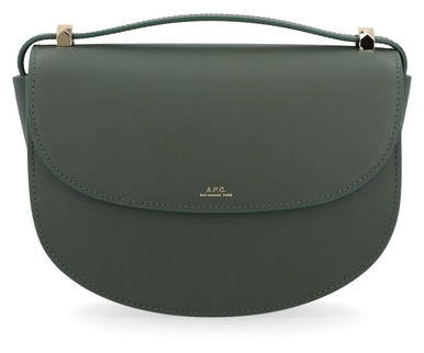 Bag A.P.C. Geneve in dark green leather | H-Brands