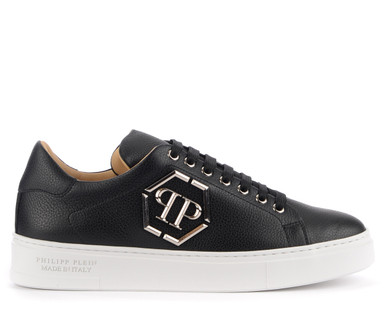 Lo-Top sneaker Philipp Plein Hexagon in black printed