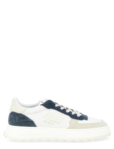 スニーカー Bepositive S4CUPRACE02/LES Sneakers Cuprace Basket - Sneaker Be Positive Cuprace in white and blue suede