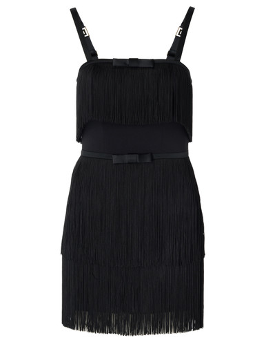 国内発送関込【ELISABETTA FRANCHI】Black Mini Dress AB63542E2-110_1__51291.