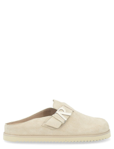 Mule from Represent Initial in gray suede