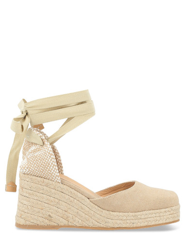 Espadrilles Castañer Tina in fabric color beige