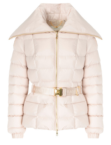 Outerwear Rose Gold Trim Puffer Jacket TED BAKER Puffer Faux Fur