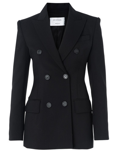 Blazer Sportmax Adamo in black wool