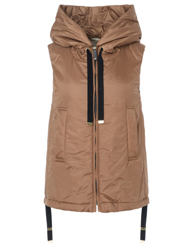 MAX MARA|VESTS (GREENGO (29296014 008 / 29296014600 008 Padded vest Max Mara The Cube Greengo in camel-colored anti