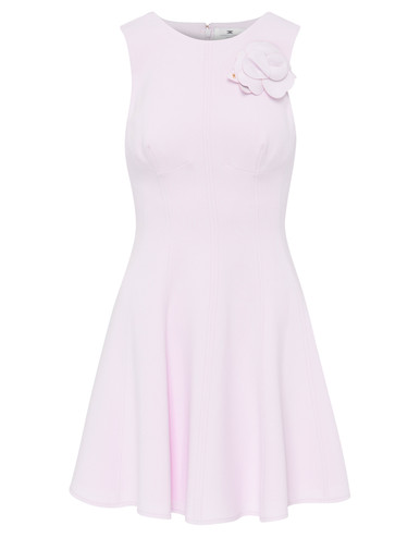 ワンピース ELISABETTA FRANCHI Woman Dress Quartz AB763 544 Elisabetta Franchi sleeveless dress in lilac crepe | H-Brands
