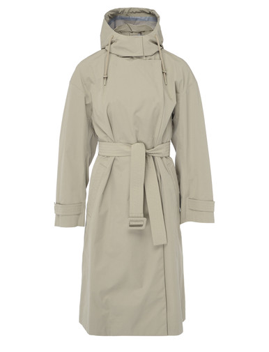 Max Mara MM Moriana raincoat in sand-colored technical