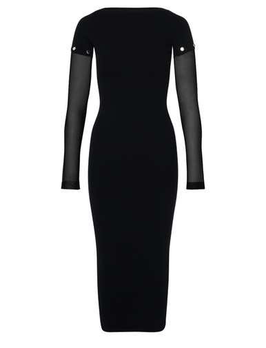 Sportmax Grazia black stretch viscose dress | H-Brands