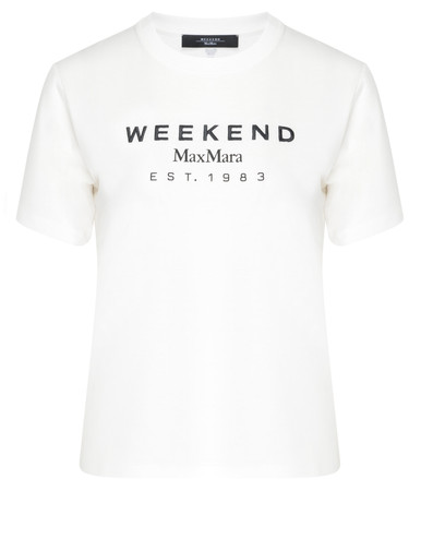 Weekend Max Mara White Cotton T-Shirt | H-Brands