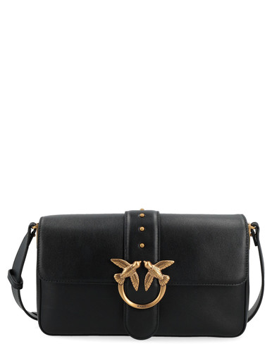 Pinko Love One Mini Shoulder Bag Logo Embossed 100074 A1YB