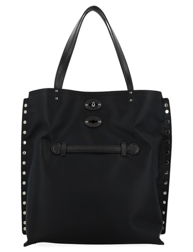 Tote Bag Zanellato A' Spasso Tokyo M in nylon black | H-Brands