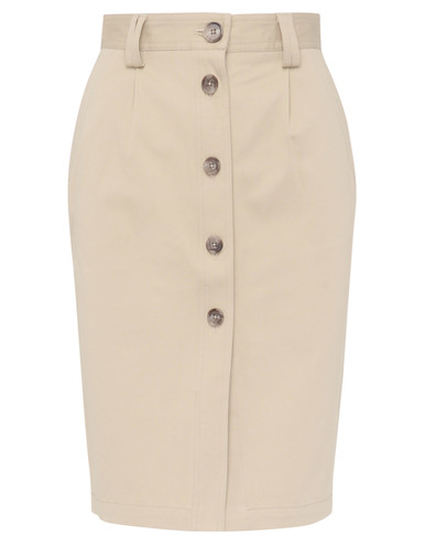 スカート ANINE BING Women Mid Skirts A 04 10733CO OMA10 BEIGE ANINE BING Zaire Skirt - Oatmeal