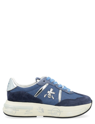 スニーカー PREMIATA Women Sneakers CASSIE VAR 7388 Blue Premiata Cassie 7388 blue leather sneaker | H-Brands