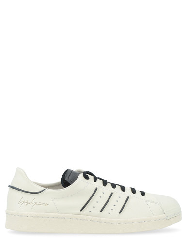 【送料&関税込】White Leather Y-3 Superstar Sneakers adidas Y-3 Superstar Suede Leather Sneakers | Saks Fifth Avenue