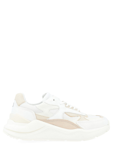 D.A.T.E. Sneakers in White Fabric and Nylon | H-Brands