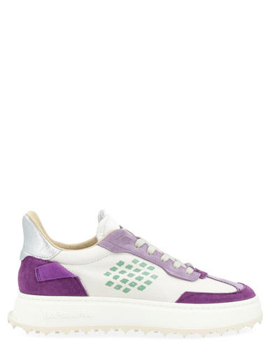 スニーカー Bepositive F4CUPRACE01/LEP Sneakers Cuprace Wing - Daily BePositive Cuprace Wing sneaker in white and purple leather