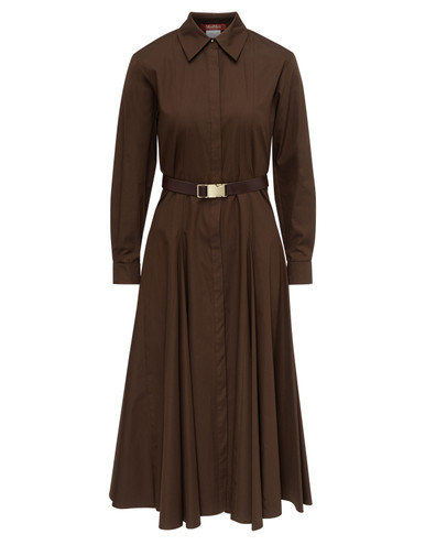ワンピース MAX MARA STUDIO Woman Dress Brown 2516221102600 065 16221072600-065_1__57976.