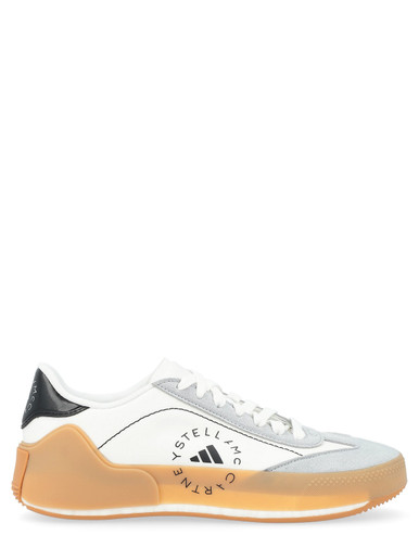 STELLA McCARTNEY ロゴエスパドリーユ Adidas by Stella McCartney Boost Sneakers in White Fabric | H-Brands