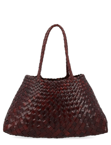 Dragon Diffusion Santa Croce Big bag in brown leather | H-Brands