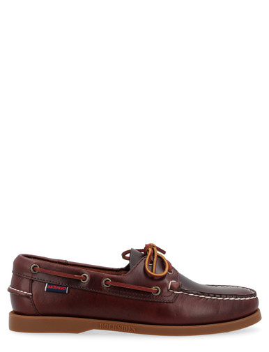 Sebago Portland Waxed Loafer in Brown Leather | H-Brands