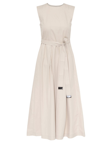 MAX MARA|DRESSES (AMINA (19221021 001 / 19221021600 001 S Max Mara Amina beige twill dress | H-Brands