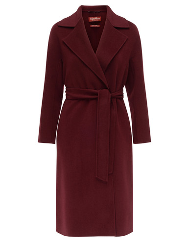 Max Mara Studio Cles coat in red cashmere blend | H-Brands