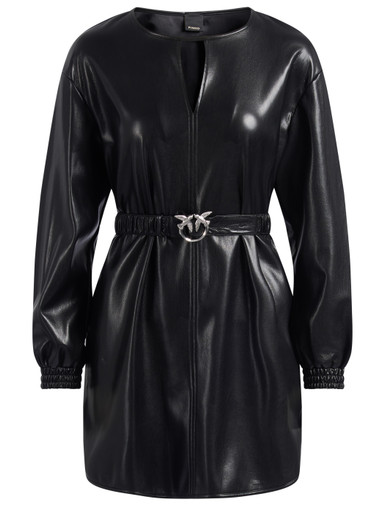 z supply london faux leather dress London Faux Leather Mini Dress (Z Supply) main image 1