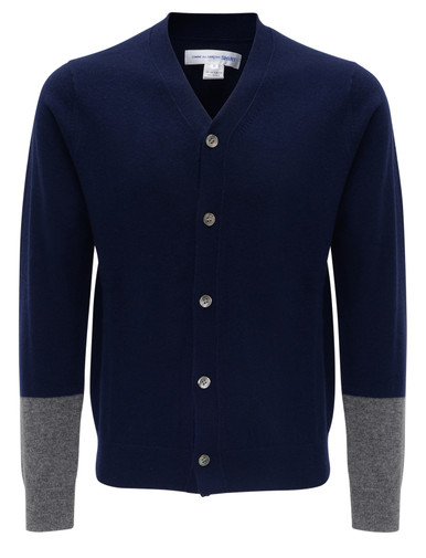 Comme des Garçons Shirt Blue Comme des Garçons Shirt Cardigan | H