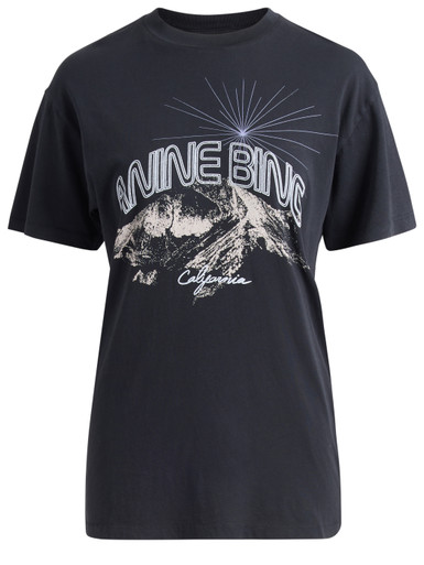 Anine Bing California T-Shirt in black jersey | H-Brands