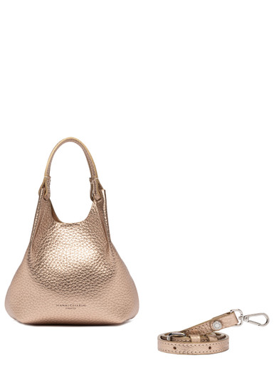 Gianni Chiarini Mini Handbag in Bronze-Colored Leather | H-Brands